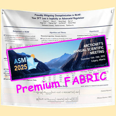 ArcticNet ASM 2025 Calgary Premium FABRIC Poster 46x46 ($90+tax)