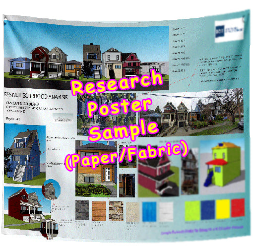 BCIT Research Paper & Fabric Poster - $70 (A0-33x47)