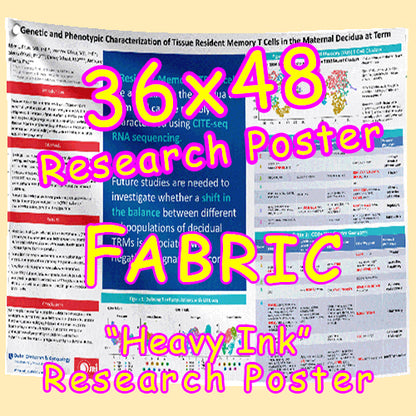 FABRIC Research Poster Med. (36x48) Fabric - Paper (Van)