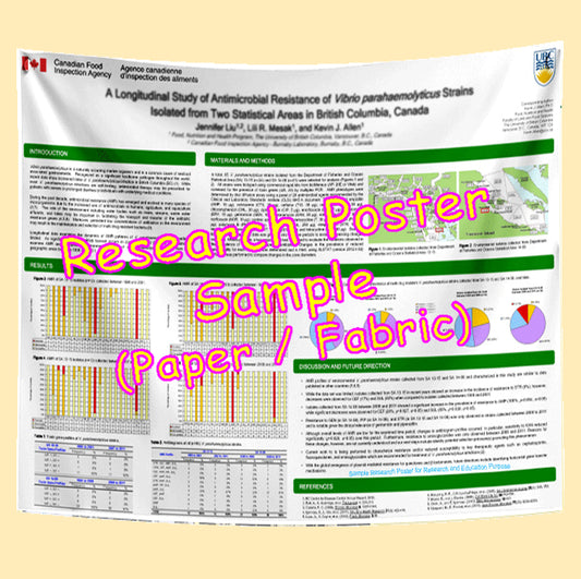 UVIC Research Paper & Fabric Poster - $150 (48x84)