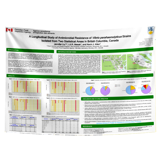 Research Poster Med. metric A0 (33x47) - Paper/Fabric $60/70 (Van)