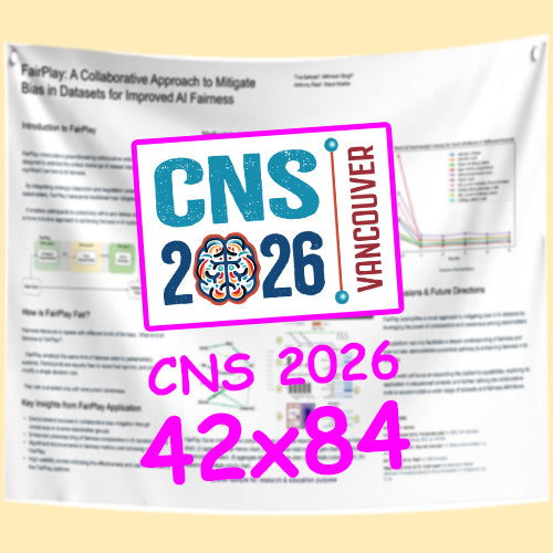 Cheapest CNS 2026 Fabric / Paper Conference Research Poster in Vancouver 42x84