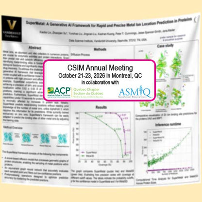 CSIM 2026 Montreal Annual Meeting Paper/Fabric Posters Printing