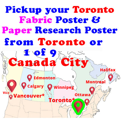 Pickup your Toronto Fabric Poster from Toronto Fabric Research Poster (at King / York St.), close to MTCC, Sheraton Centre, Westin Harbour Centre, Hyatt, Marriott, Fairmont and Delta Hotels