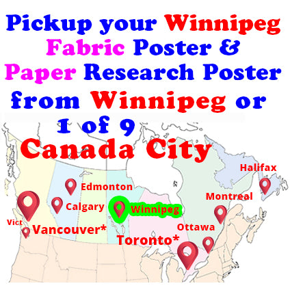 Pickup your Winnipeg Fabric Research Poster from Winnipeg Fabric Poster Centre (at 185 Carlton) - right across from Winnipeg RBC Convention Centre