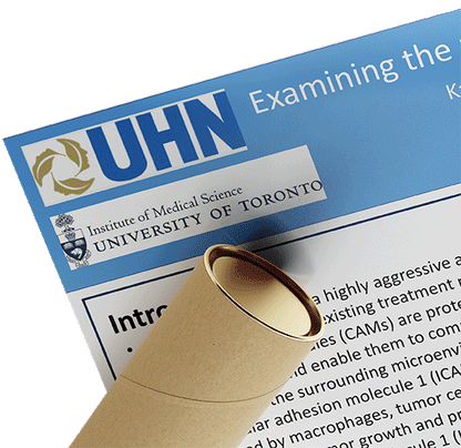 Cheapest UHN 48x72 ($130) Research Paper & Fabric Poster