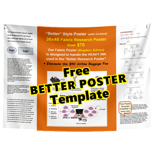 Free BETTER POSTER Template 36x48-35h - pumpkin