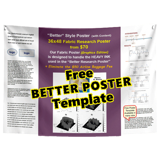 Free BETTER POSTER Template 36x48-36h - Mauve