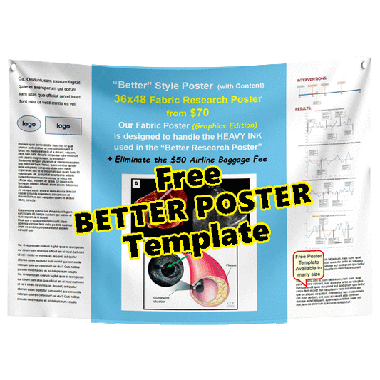 Free BETTER POSTER Template 36x48-37h - Sky Blue