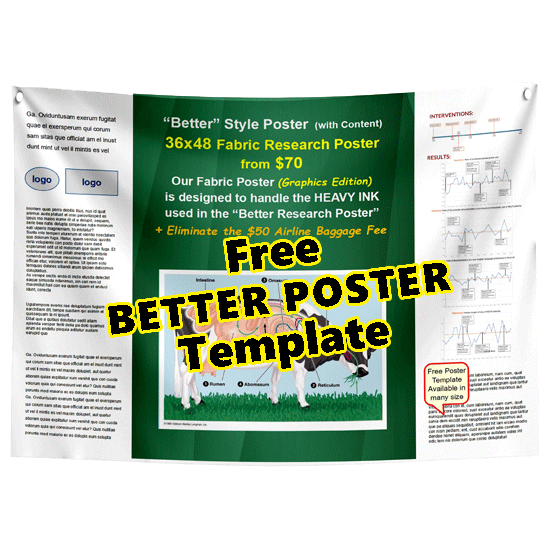 Free BETTER POSTER Template 36x48-39h - Green Design