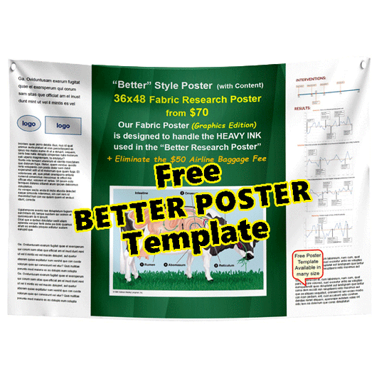 Free BETTER POSTER Template 36x48-39h - Green Design