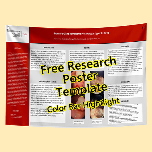 Free Conference Poster Template 36x48-19h