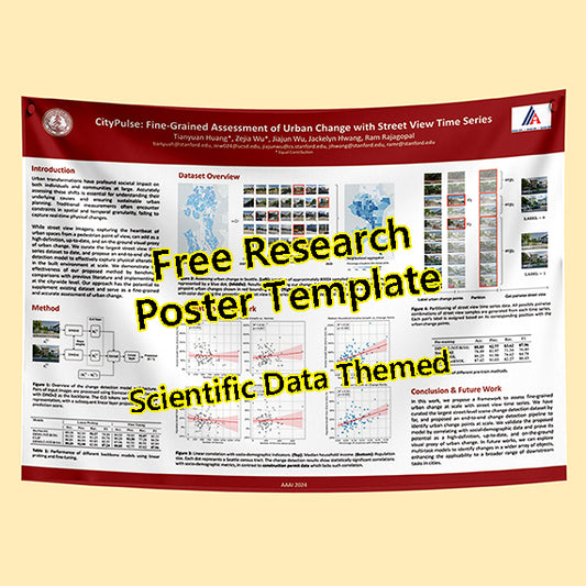 Free Conference Poster Template 36x48-153h (Stanford U theme)