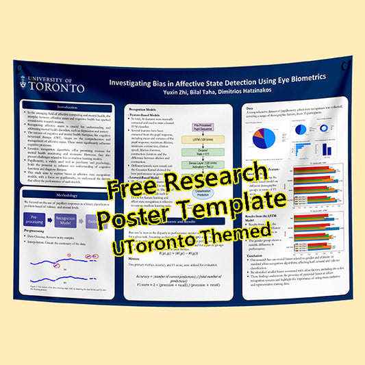 Free Conference Poster Template 36x48-155h (U of Toronto theme)