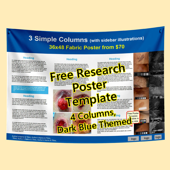 Free Conference Poster Template 36x48-22h