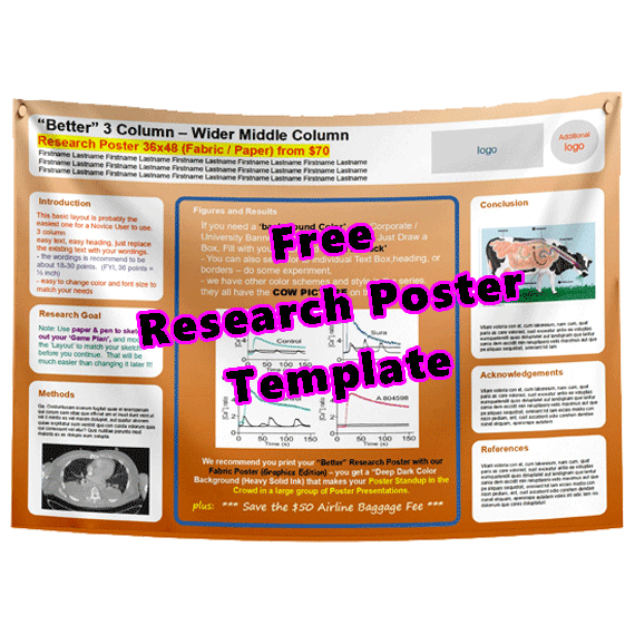 Free BETTER Poster Template 36x48-22e - Gradient Border