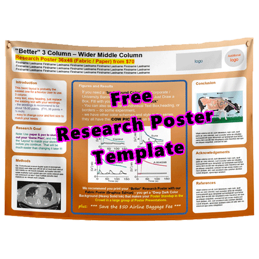 Free BETTER Poster Template 36x48-22e - Gradient Border