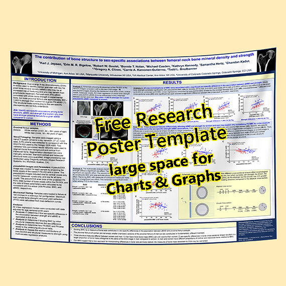 Free Conference Poster Template 36x48-55i