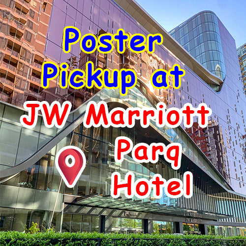Poster Pickup at JW Marriott Parq Hotel