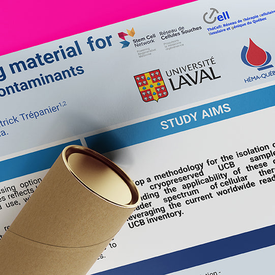 Laval University Fabric / Paper Research Poster Printing in Quebec