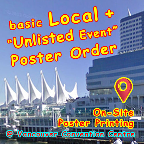 Local & Discount Vancouver Poster Order