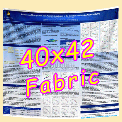 Fabric / Paper Research Poster Printing in Canada 40x42