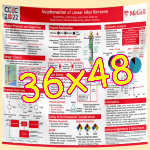 Cheapest Research Poster Printing in montreal & Canada 36x48