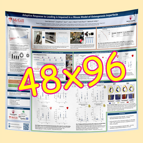 Cheapest Research Poster Printing in Montreal & Canada 48x96
