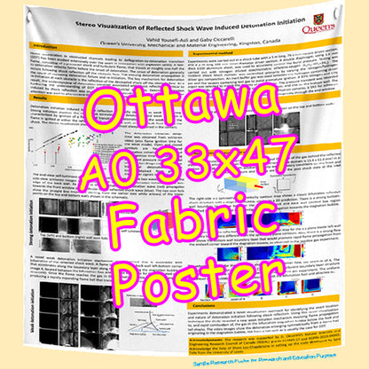 Cheapest Advance Order Fabric Research Poster Printing in Ottawa A0 33x47 from $70