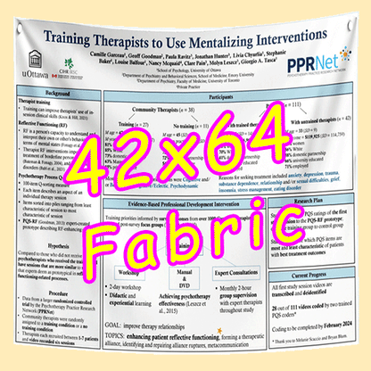 Fabric / Paper Research Poster Printing in Canada 42x64