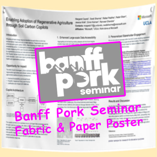 Cheapest Banff Pork Seminar - Fabric & Paper Poster in Banff & Calgary