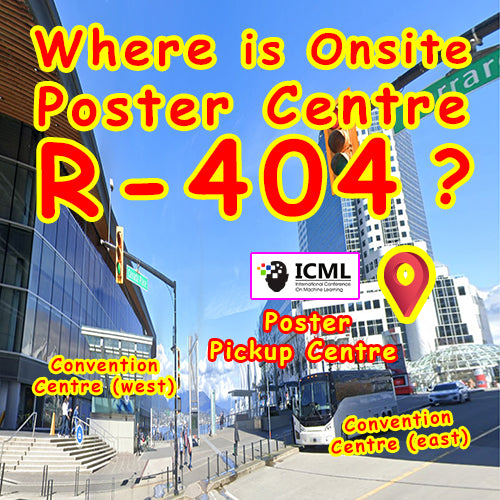 VCC On-site Poster Pickup Centre in Vancouver Convention Centre