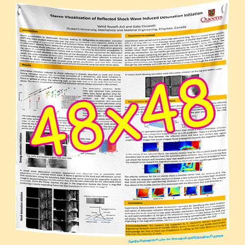 Cheapest Paper / Fabric Research Poster Printing in Ottawa 48x48 from $90