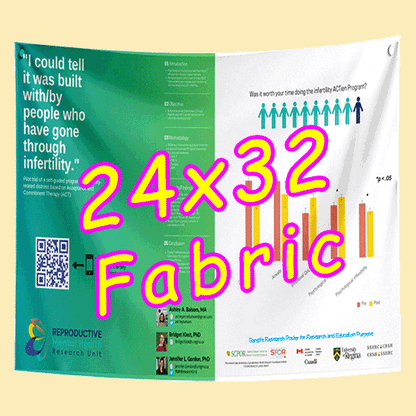 Fabric / Paper Research Poster Printing in Canada 24x32