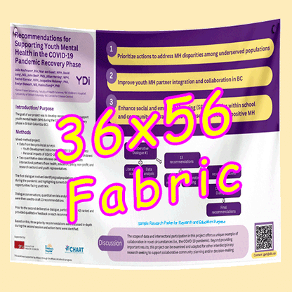 Fabric / Paper Research Poster Printing in Canada 36x56