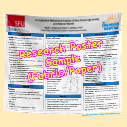 Research Poster 48x72 Paper / Fabric Express Order