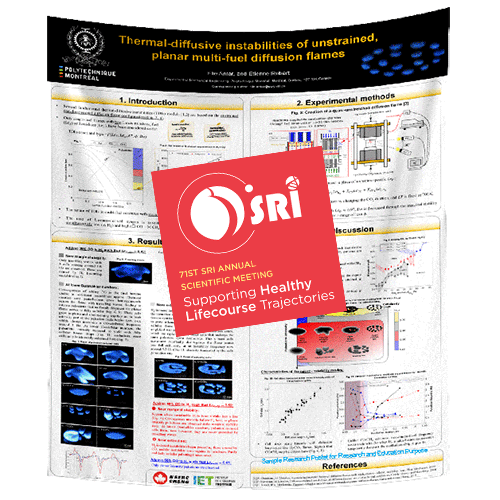 SRI Research Poster - Large 48 x 72 - Paper / Fabric