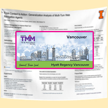 Vancouver Cheapest TMM 2026 Conference Poster downtown pickup