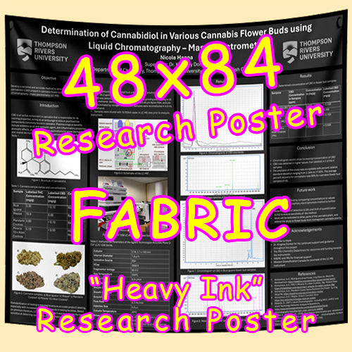 FABRIC Research Poster x-Large (48x84) - Fabric $140/150 (Van)