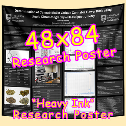 Cheapest Vancouver Fabric / Paper Research Poster 48x84 from $126