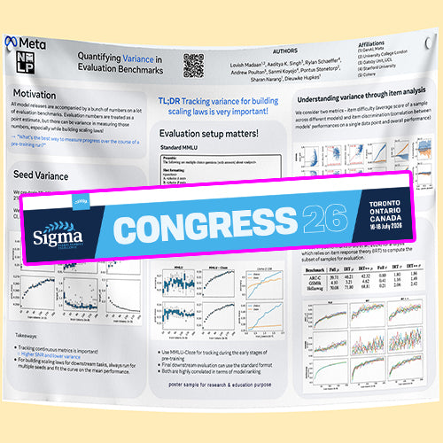 Sigma Congress - Conference Poster - Pickup in Downtown Toronto Poster Centre