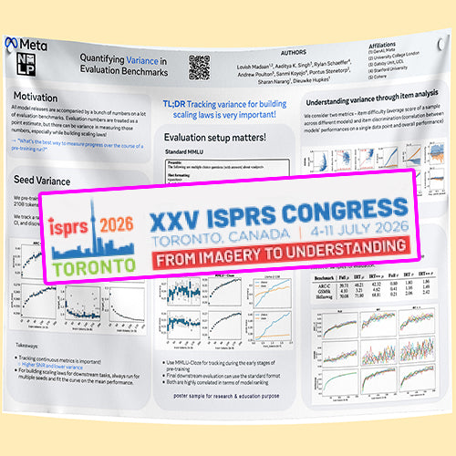 XXV ISPRS Congress Poster - Pickup Research Poster near MTCC at Toronto Poster Centre