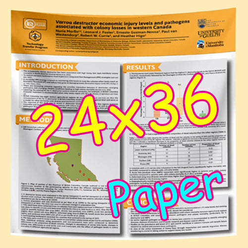 Cheapest Paper Research Poster Printing in Toronto 24x36 from $45