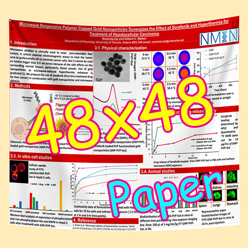 Cheapest Paper Research Poster Printing in Toronto 48x48 from $70