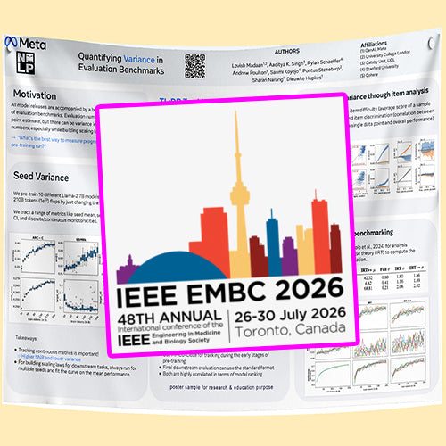 IEEE EMBC Conference Poster - Pickup in Downtown Toronto Poster Centre near MTCC