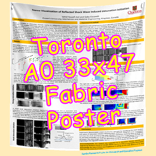 Cheapest Fabric Research Poster Printing in Toronto A0 33X47 from $60