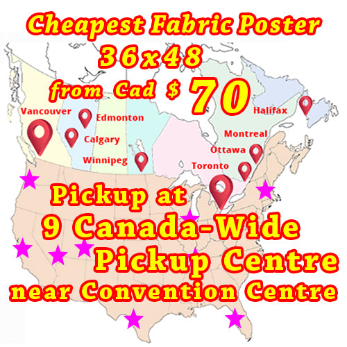 Fabric Poster - Cheapest Canadian Mobility Solutions