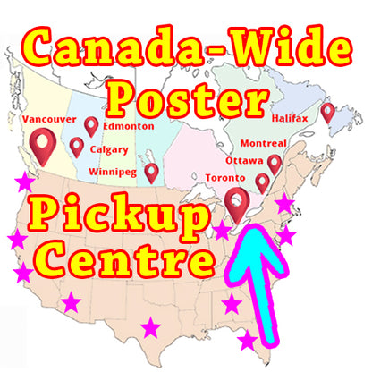 Fabric Poster - Ship everywhere in Canada (Canada-Wide)