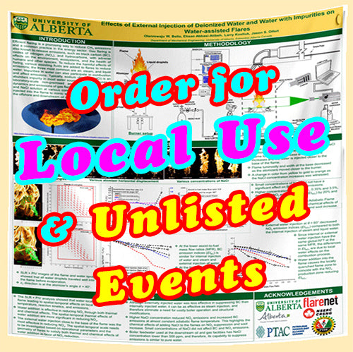 Unlisted or Local Banff Calgary Edmonton Conference Poster Printing