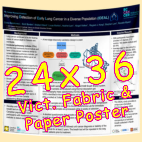 Victoria Paper & Fabric Conference Poster Printing 24x36 from $50